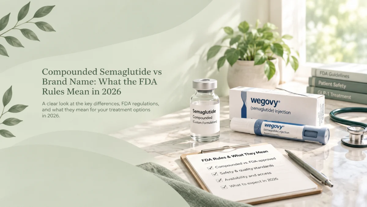 Compounded Semaglutide vs Brand Name: What the FDA Rules Mean in 2026