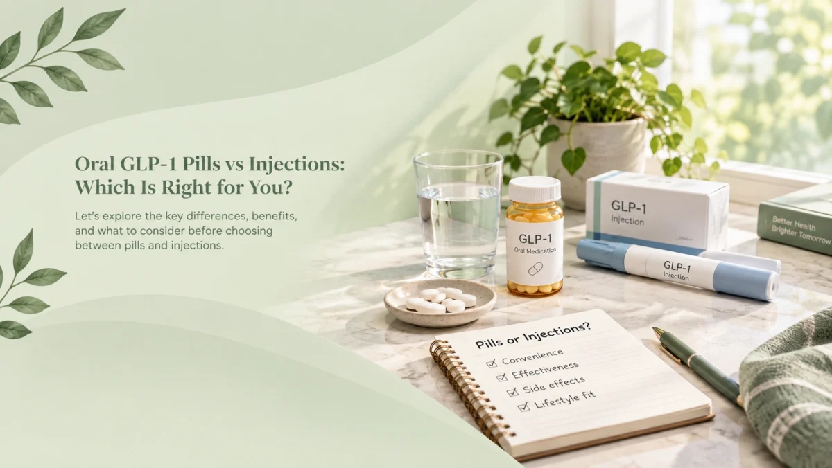 Oral GLP-1 Pills vs Injections: Which Is Right for You?