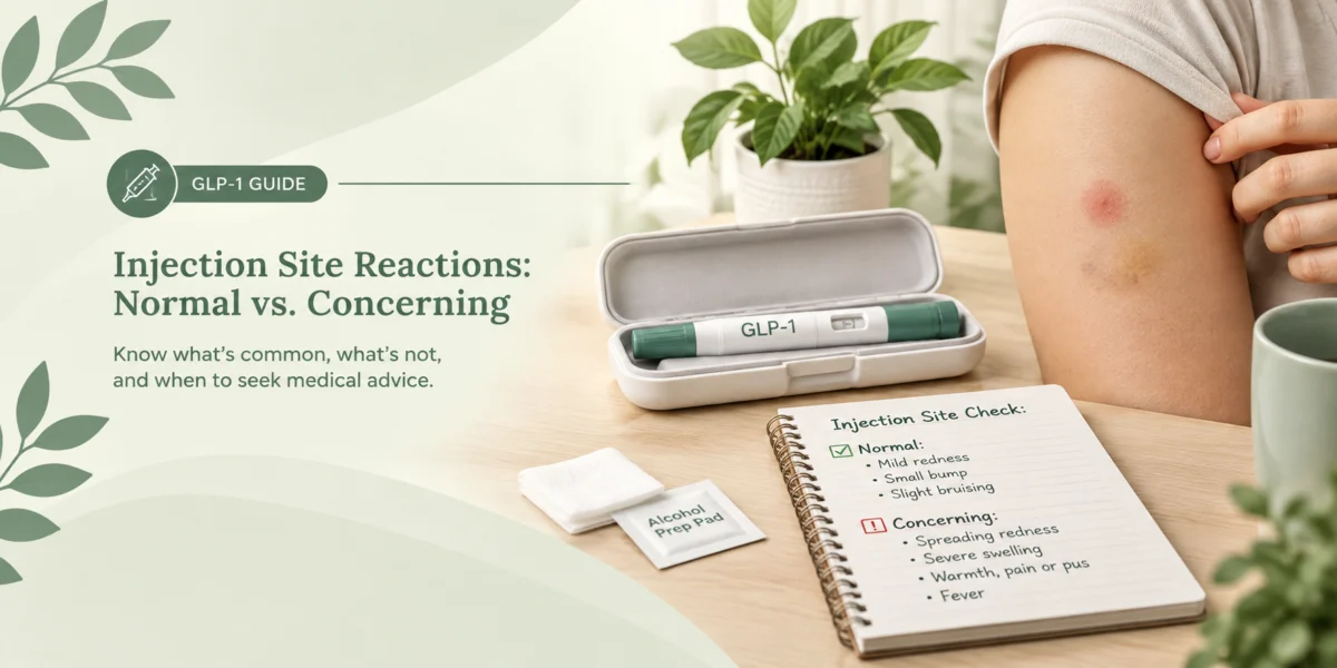 Injection Site Reactions: Normal vs. Concerning