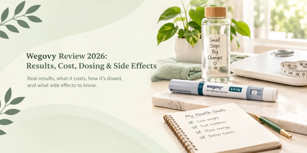 Wegovy Review 2026: Results, Cost, Dosing & Side Effects