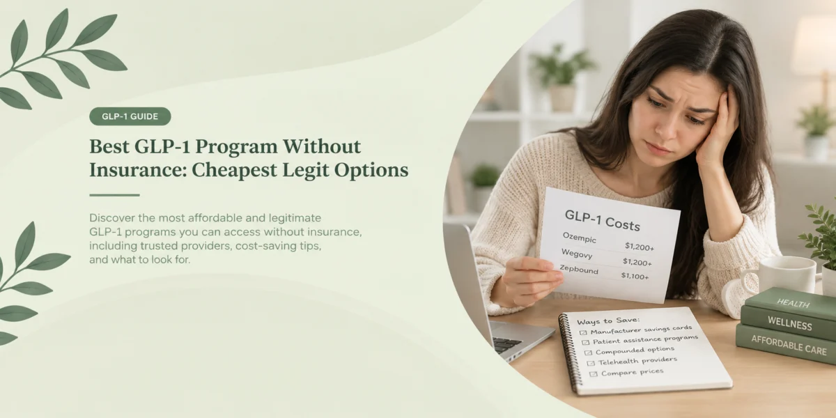Best GLP-1 Program Without Insurance: Cheapest Legit Options