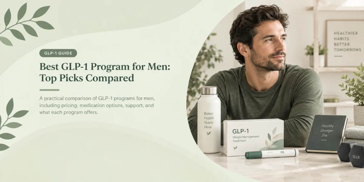 Best GLP-1 Program for Men: Top Picks Compared