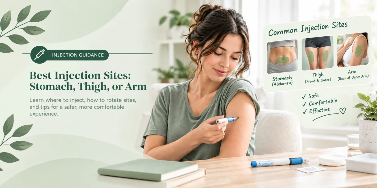 Best Injection Sites: Stomach, Thigh, or Arm