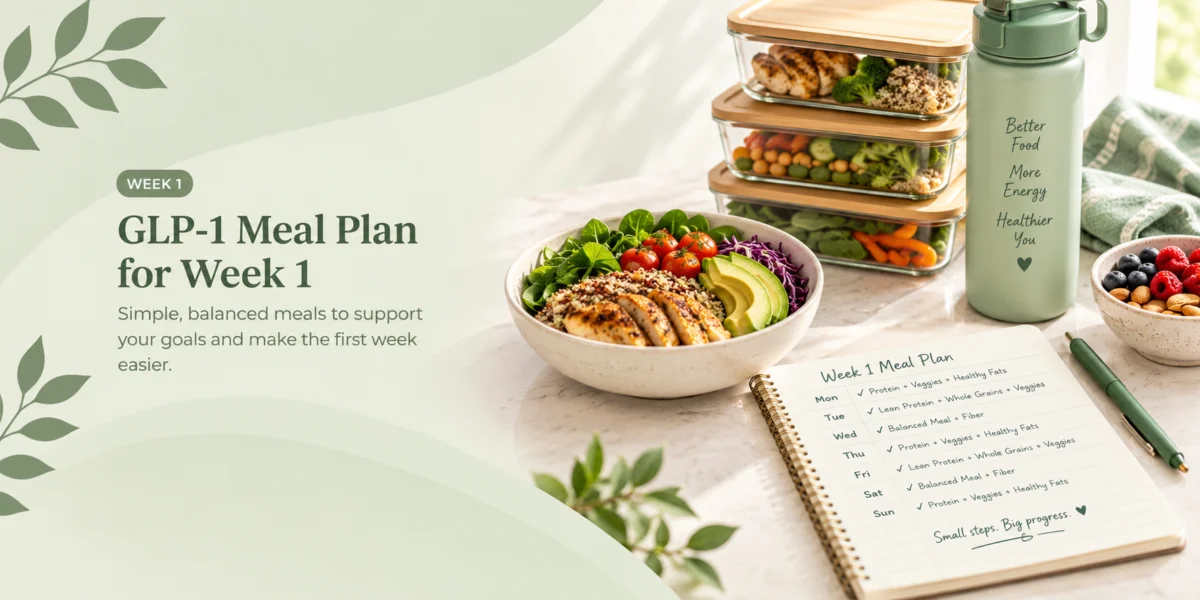 GLP-1 Meal Plan for Week 1