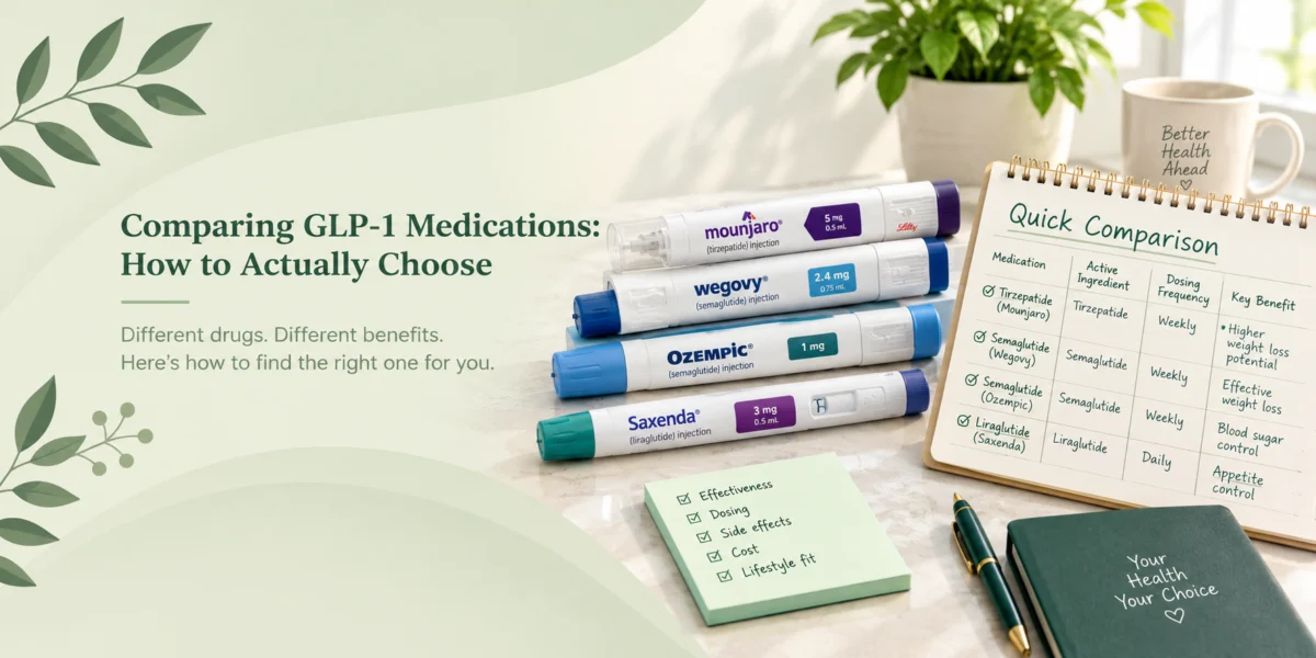 Comparing GLP-1 Medications: How to Actually Choose