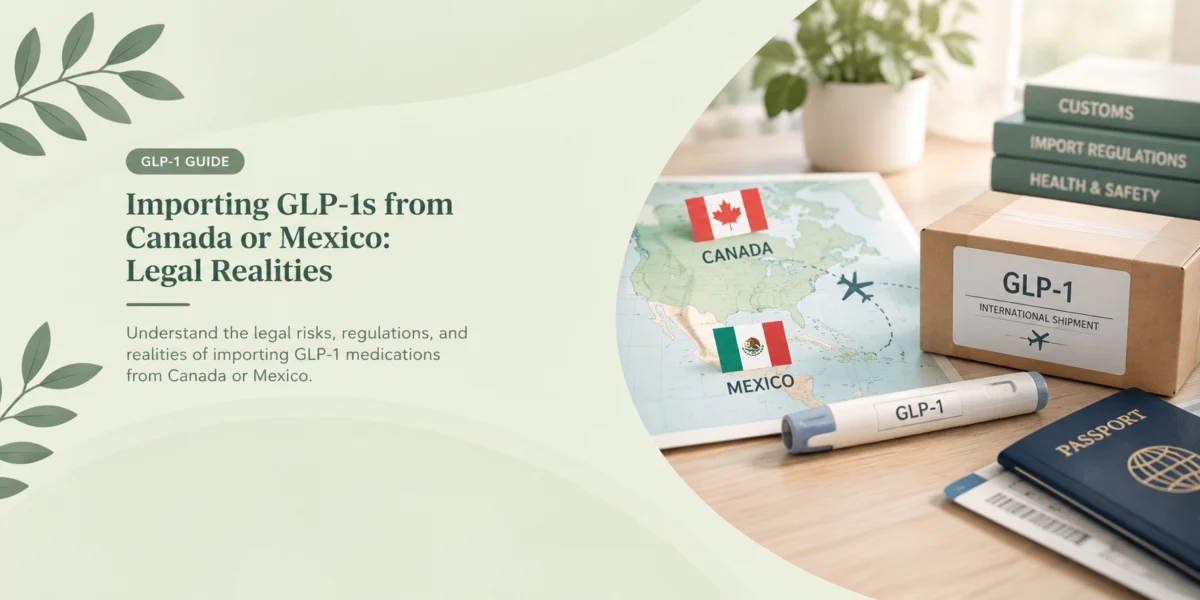 Importing GLP-1s from Canada or Mexico: Legal Realities