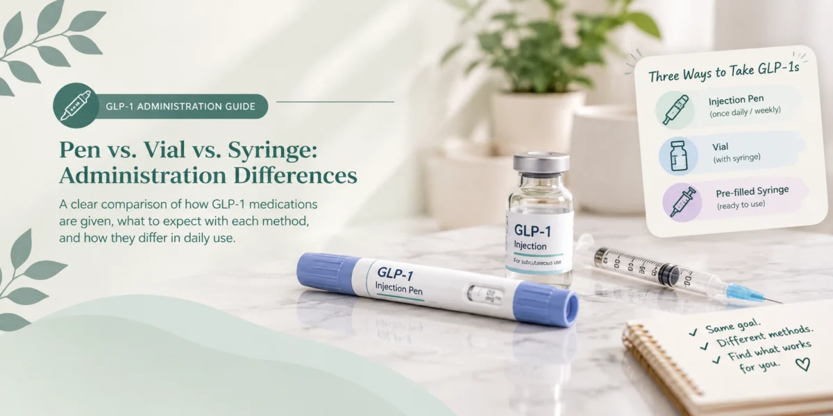 Pen vs. Vial vs. Syringe: Administration Differences