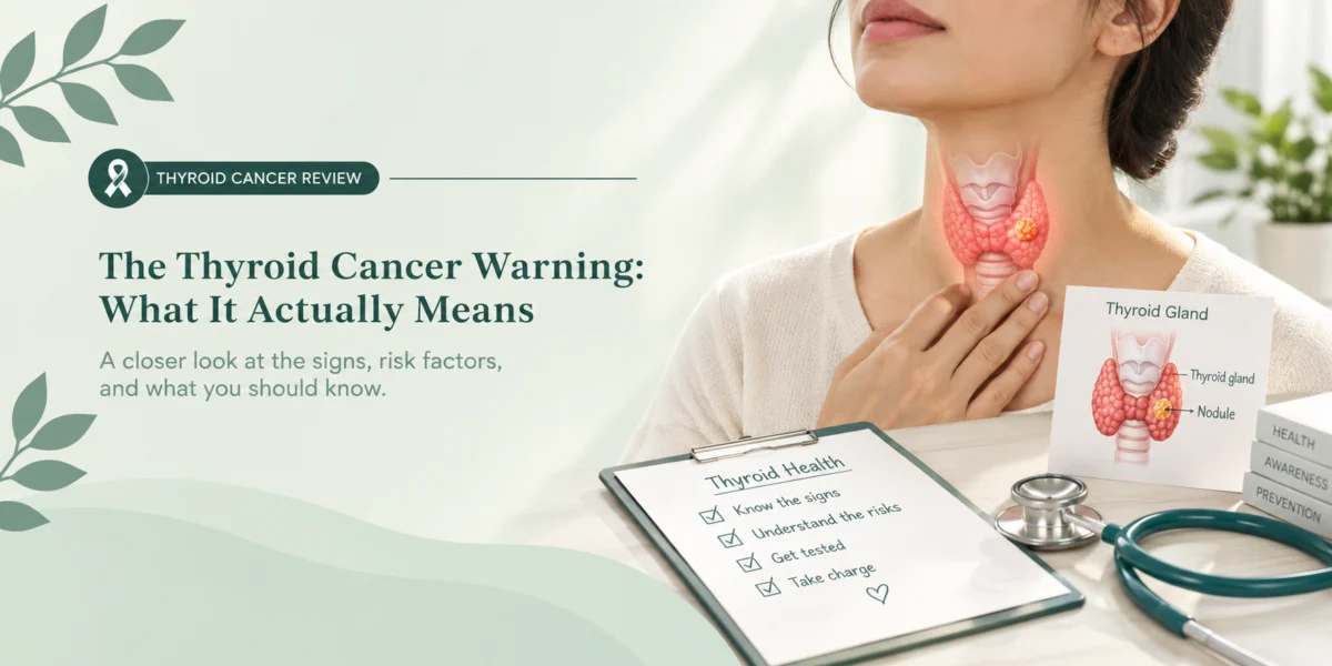 The Thyroid Cancer Warning: What It Actually Means