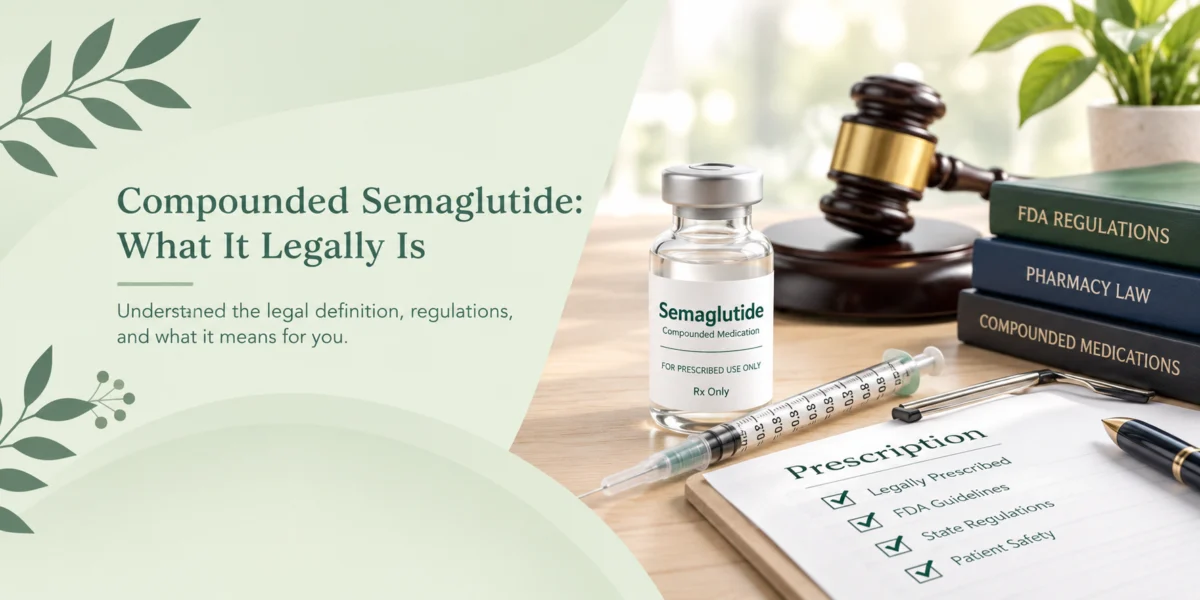 Compounded Semaglutide What It Legally Is