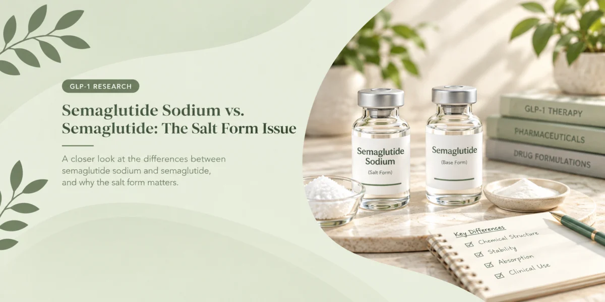 Semaglutide Sodium vs. Semaglutide The Salt Form Issue