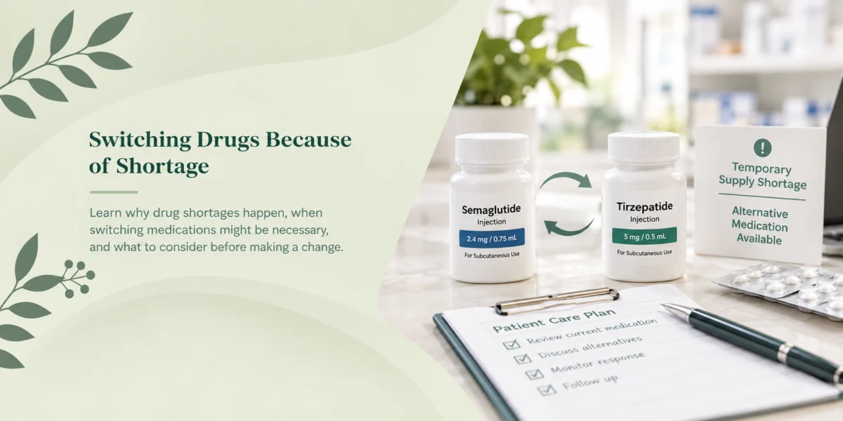 Switching Drugs Because of Shortage 1